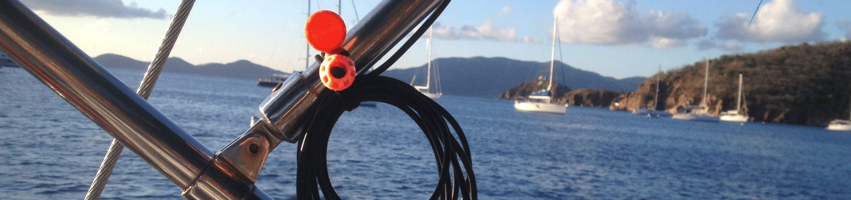 Sailboat rigging secured