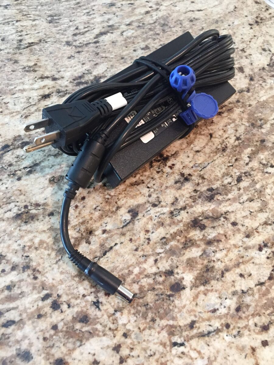 Laptop charger cord bundled