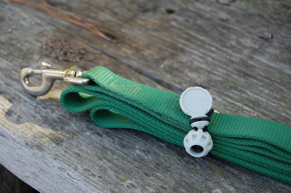 Dog leash folded and bundled